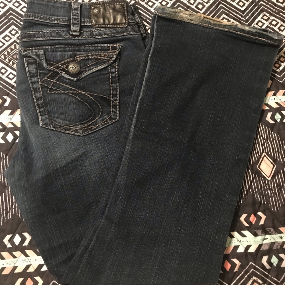 Silver Suki Jeans